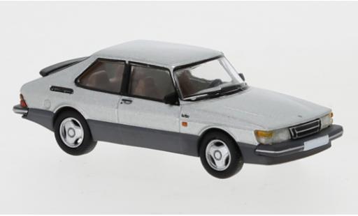 Saab 900 1/87 PCX87 Turbo grigio 1986 modellino in miniatura