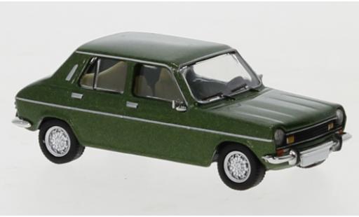 Simca 1100 1/87 PCX87 metallico verde 1975 modellino in miniatura