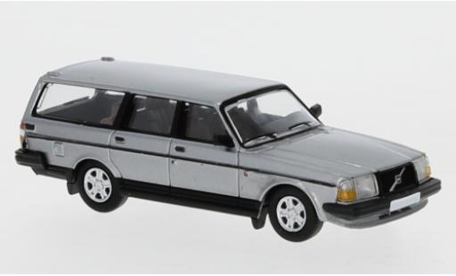 Volvo 240 1/87 PCX87 GL Kombi metallico grigio 1989 modellino in miniatura