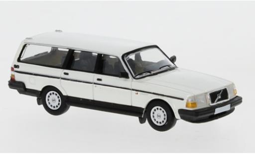 Volvo 240 1/87 PCX87 GL Kombi bianco 1989 modellino in miniatura