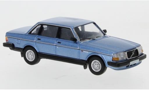 Volvo 240 1/87 PCX87 metallico blu 1989 modellino in miniatura