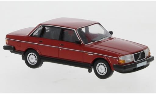 Volvo 240 1/87 PCX87 rosso 1989 modellino in miniatura