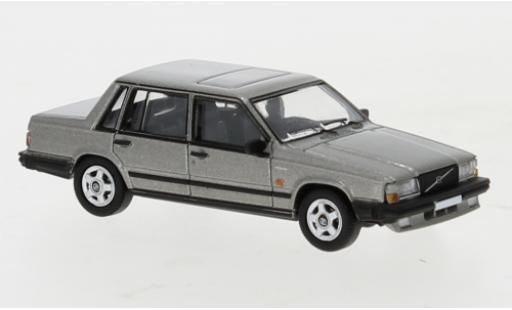 Volvo 740 1/87 PCX87 metallico grigio 1984 modellino in miniatura