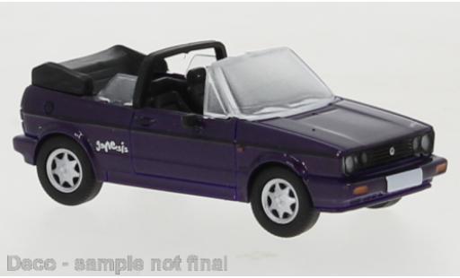 Volkswagen Golf 1/87 PCX87 I Cabriolet Genesis metallico lila 1991 Exklusiv für Model Car World modellino in miniatura
