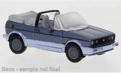 Volkswagen Golf 1/87 PCX87 I Cabriolet metallico blu/grigio 1991 Bel-Air modellino in miniatura