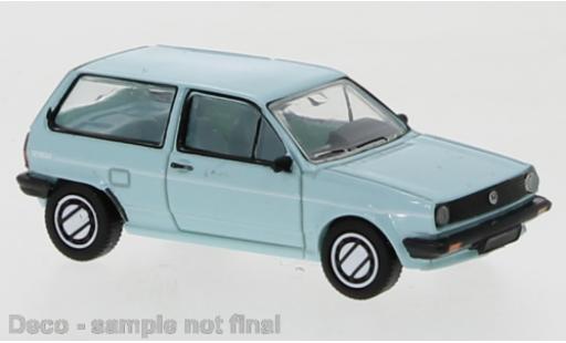 Volkswagen Polo 1/87 PCX87 II Fox türkis/Dekor 1985 modellino in miniatura