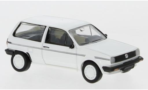 Volkswagen Polo 1/87 PCX87 II Fox bianco/Dekor 1985 modellino in miniatura