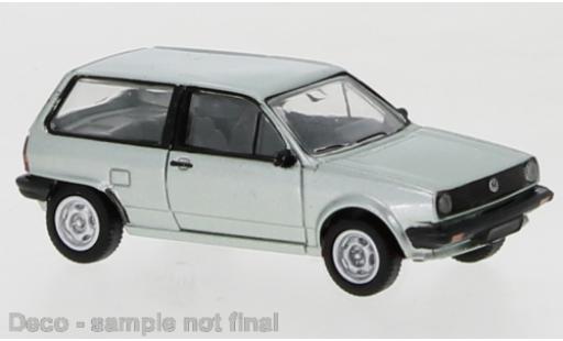 Volkswagen Polo 1/87 PCX87 II metallico verde 1985 modellino in miniatura