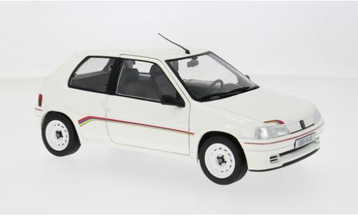 Peugeot 106 1/18 Norev Rally 1.3 weiss/Dekor 1993 1:18 modellini auto