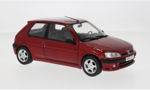 Peugeot 106 1/18 Norev S16 rot 1998 1:18 modellini auto