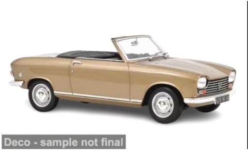 Peugeot 204 1/18 Norev Cabriolet beige 1967 1:18 modellino in miniatura