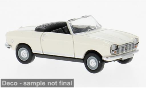 Peugeot 204 1/87 Brekina Cabriolet weiss 1967 1:87 modellino in miniatura