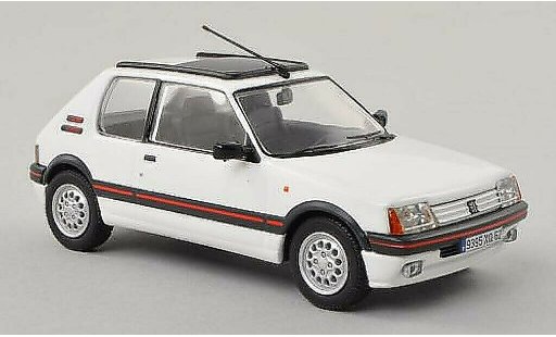 Peugeot 205 GTI 1/43 Vanguards 1.6 bianco LHD modellini auto