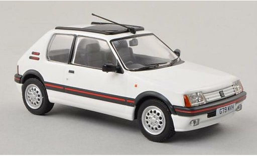 Peugeot 205 GTI 1/43 Vanguards 1.6 bianco RHD modellini auto