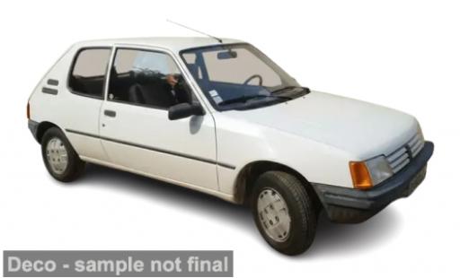 Peugeot 205 1/87 Norev XR weiss 1985 1:87 modellino in miniatura