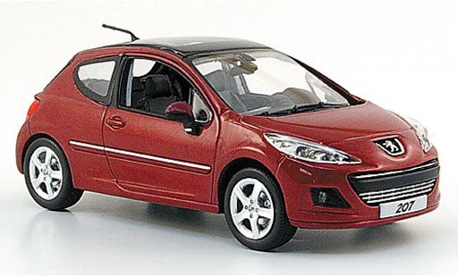 Peugeot 207 Base 1/43 Norev Mi-Vie Berlina rosso 2009 modellini auto
