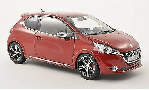 Peugeot 208 GTI 1/18 Norev rosso 2013 modellini auto