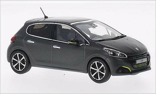 Peugeot 208 Base 1/43 Norev opaco-grigio 2015 modellini auto