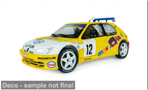 Peugeot 306 1/18 Solido Rallye du Condroz 1997 #12 J.M.Vanderschuren 1:18 modellini auto