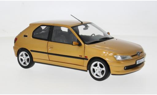 Modellini auto Peugeot 306 S16 gelb 1997 1/18 Norev