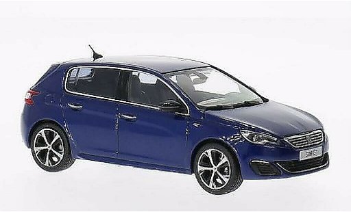 Peugeot 308 GT 1/43 Norev sport blu 2014 modellini auto