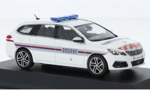 Peugeot 308 1/43 Norev SW 2018 Douanes (F) 1:43 modellino in miniatura