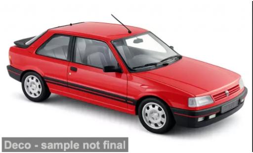 Peugeot 309 1/18 Norev GTI rot 1987 1:18 modellino in miniatura