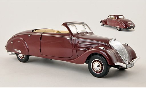 Peugeot 402 Eclipse 1/18 Norev rosso 1937 modellini auto