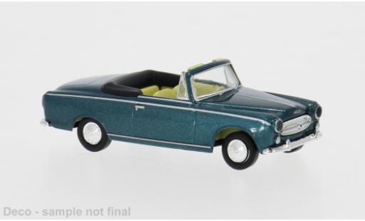 Peugeot 403 1/87 Brekina Cabriolet gr&uuml;n 1956 1:87 Drummer modellino in miniatura