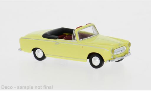 Peugeot 403 1/87 Brekina Cabriolet gelb 1956 1:87 Drummer modellino in miniatura