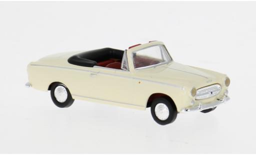 Peugeot 403 1/87 Brekina Cabriolet weiss 1956 1:87 modellino in miniatura