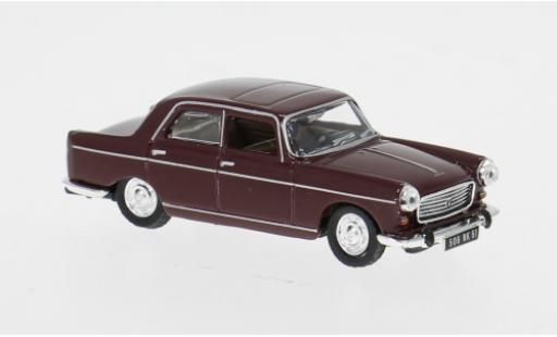 Peugeot 404 1/87 Norev rosa 1968 1:87 modellino in miniatura