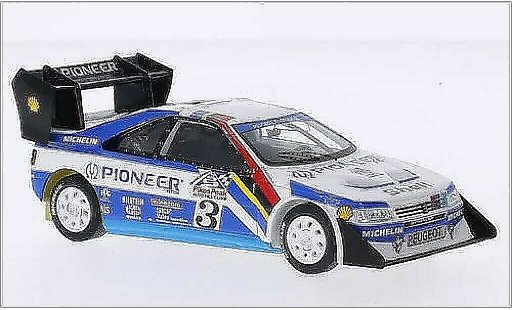 Peugeot 405 Turbo 16 1/43 Spark No.3 Pioneer International Hill Climb Pikes Peak 1988 modellini auto