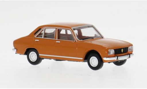 Peugeot 504 1/87 Brekina orange 1968 1:87 modellino in miniatura