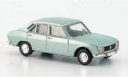 Peugeot 504 Berline 1/87 Brekina Berlina verde Berlina modellini auto