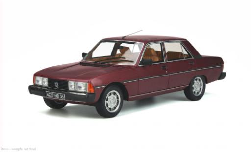 Peugeot 604 1/18 Ottomobile rot 1983 1:18 modellino in miniatura