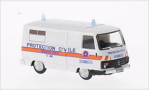 Peugeot J9 Base 1/87 Norev Protection Civile 1987 modellini auto