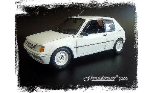 Peugeot 205 Rallye 1/18 Solido Rally base gti modellini auto