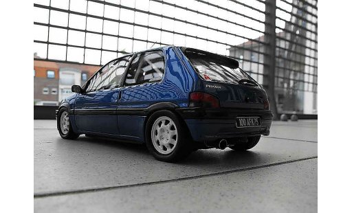 Peugeot 106 XSI 1/18 Ottomobile phase 1 blu jantes 205 gti 1993 modellini auto