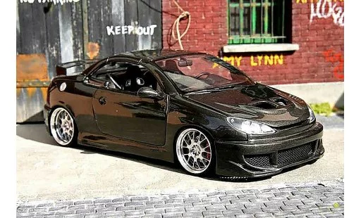Peugeot 206 CC 1/18 Solido carbon covered modellini auto