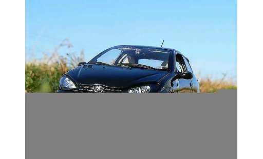 Peugeot 206 RC 1/18 Norev nero preparation esquiss auto tuning modellini auto