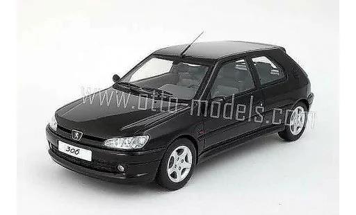 Peugeot 306 S16 1/18 Ottomobile nero 1998 modellini auto