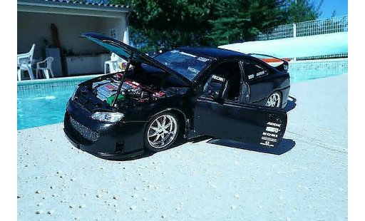 Peugeot 406 Base 1/18 Gate nero jantes 17 pouces sono subwoofer modellini auto