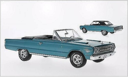 Plymouth Belvedere GTX Convertible 1/18 Greenlight Convertibile metallicoo turchese 1967 modellini auto