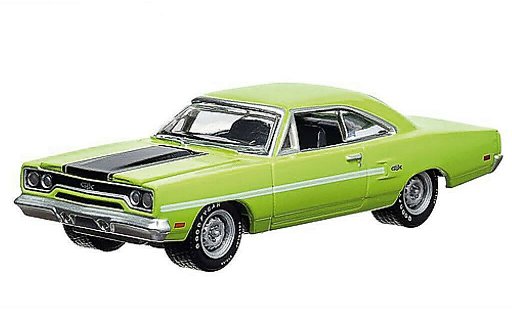 Plymouth GTX 1970 1/64 Greenlight verde/opaco-nero modellini auto