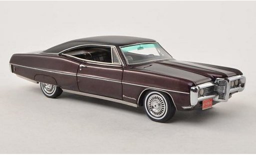 Pontiac Bonneville Hardtop 1/43 Neo Coupe rosso/opaco-nero 1968 modellini auto