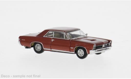 Pontiac GTO 1/87 Brekina Coupe rot 1965 1:87 modellino in miniatura