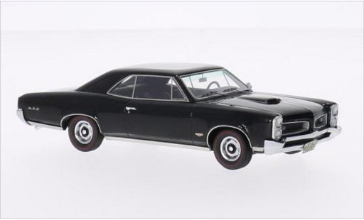 Pontiac GTO Hardtop 1/43 Neo nero 1966 modellini auto