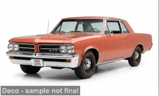 Modellini auto Pontiac GTO orange 1964 1/18 Sun Star