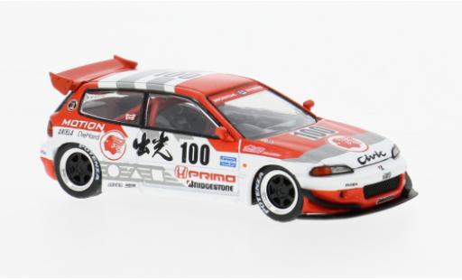 Honda Civic 1/64 Pop Race EG6 v1.5 #100 1:64 modellino in miniatura